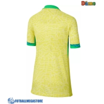 Fotballdrakt Dame Brasil Hjemmedrakt Copa America 2024 Kortermet